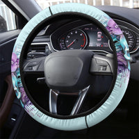 Flower Skull Angel Steering Wheel Cover The Good Girl In Me Got Tired Of The Bullshit - Wonder Print Shop
