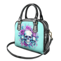 Flower Skull Angel Shoulder Handbag Stuck Between IDK IDC and IDGAF