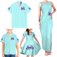 Flower Skull Angel Family Matching Tank Maxi Dress and Hawaiian Shirt I'm A Bitch With A Flow Bullshit Tolerance - Wonder Print Shop