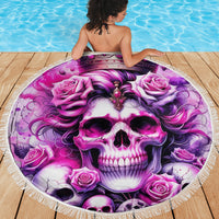 Rose Skull Beach Blanket Bitch I'm The Fucking Queen - Wonder Print Shop