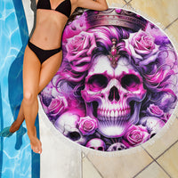 Rose Skull Beach Blanket Bitch I'm The Fucking Queen - Wonder Print Shop