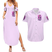 Rose Skull Couples Matching Summer Maxi Dress and Hawaiian Shirt Bitch I'm The Fucking Queen - Wonder Print Shop