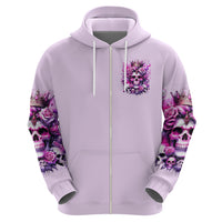 Rose Skull Hoodie Bitch I'm The Fucking Queen - Wonder Print Shop