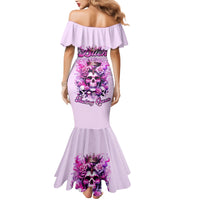 Rose Skull Mermaid Dress Bitch I'm The Fucking Queen - Wonder Print Shop
