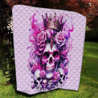 Rose Skull Quilt Bitch I'm The Fucking Queen - Wonder Print Shop