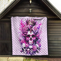 Rose Skull Quilt Bitch I'm The Fucking Queen - Wonder Print Shop