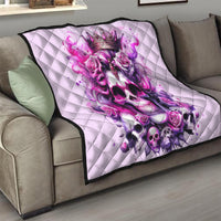 Rose Skull Quilt Bitch I'm The Fucking Queen - Wonder Print Shop