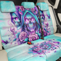 Flower Skull Angel Back Car Seat Cover Stuck Between IDK IDC and IDGAF - Wonder Print Shop