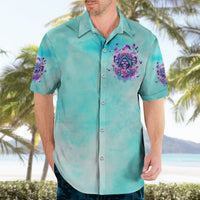 Flower Skull Angel Hawaiian Shirt Stuck Between IDK IDC and IDGAF - Wonder Print Shop