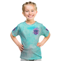 Flower Skull Angel Kid T Shirt Stuck Between IDK IDC and IDGAF - Wonder Print Shop