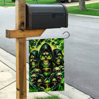 Flame Skull Garden Flag I Have 3 Sides Quite Sweet Funny Crazy - Wonder Print Shop