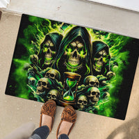 Flame Skull Rubber Doormat I Have 3 Sides Quite Sweet Funny Crazy - Wonder Print Shop