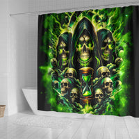 Flame Skull Shower Curtain I Have 3 Sides Quite Sweet Funny Crazy