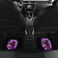 Flame Skull Car Mats The Good Girl In Me Got Tired Of The Bullshit - Wonder Print Shop