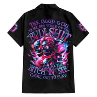 Flame Skull Hawaiian Shirt The Good Girl In Me Got Tired Of The Bullshit - Wonder Print Shop