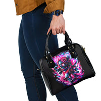 Flame Skull Shoulder Handbag The Good Girl In Me Got Tired Of The Bullshit