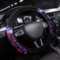 Flame Skull Steering Wheel Cover The Good Girl In Me Got Tired Of The Bullshit - Wonder Print Shop