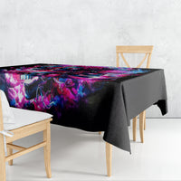 Flame Skull Tablecloth The Good Girl In Me Got Tired Of The Bullshit - Wonder Print Shop