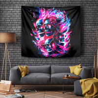 Flame Skull Tapestry The Good Girl In Me Got Tired Of The Bullshit - Wonder Print Shop