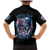 Couple Skull Family Matching Mermaid Dress and Hawaiian Shirt From Our Firse Kiss - Wonder Print Shop