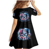 Couple Skull Family Matching Mermaid Dress and Hawaiian Shirt From Our Firse Kiss - Wonder Print Shop