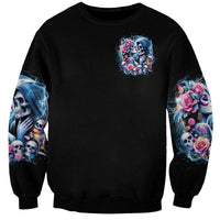 Couple Skull Sweatshirt From Our Firse Kiss - Wonder Print Shop