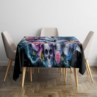 Couple Skull Tablecloth From Our Firse Kiss - Wonder Print Shop