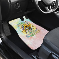 Sunflower Skull Car Mats She Is Sunshine Mixed With A Little Hurricane - Wonder Print Shop
