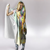 Sunflower Skull Hooded Blanket She Is Sunshine Mixed With A Little Hurricane