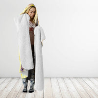 Sunflower Skull Hooded Blanket She Is Sunshine Mixed With A Little Hurricane