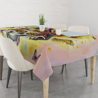 Sunflower Skull Tablecloth She Is Sunshine Mixed With A Little Hurricane - Wonder Print Shop