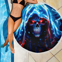 Thunder Skull Beach Blanket I'm Not Anti Social I'm Just Not User Friendly - Wonder Print Shop
