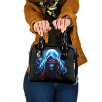 Thunder Skull Shoulder Handbag I'm Not Anti Social I'm Just Not User Friendly