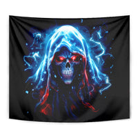 Thunder Skull Tapestry I'm Not Anti Social I'm Just Not User Friendly - Wonder Print Shop