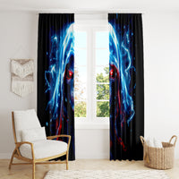 Thunder Skull Window Curtain I'm Not Anti Social I'm Just Not User Friendly - Wonder Print Shop