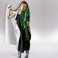 Flame Skull Hooded Blanket Of Course I'm Going To Hell I'm Just Here To Pick You Up