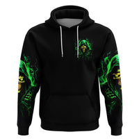 Flame Skull Hoodie Of Course I'm Going To Hell I'm Just Here To Pick You Up - Wonder Print Shop