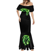 Flame Reaper Skull Mermaid Dress Stop Asking Why I'm An Asshole I Don't Ask Why You So Stupid - Wonder Print Shop