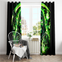 Flame Reaper Skull Window Curtain Stop Asking Why I'm An Asshole I Don't Ask Why You So Stupid - Wonder Print Shop