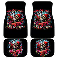 Couple Skull Car Mats From Our Firse Kiss - Wonder Print Shop