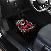 Couple Skull Car Mats From Our Firse Kiss - Wonder Print Shop