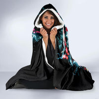 Couple Skull Hooded Blanket From Our Firse Kiss