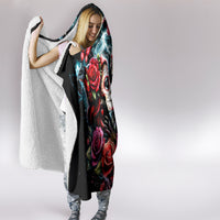 Couple Skull Hooded Blanket From Our Firse Kiss
