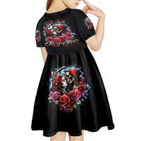 Couple Skull Kid Short Sleeve Dress From Our Firse Kiss - Wonder Print Shop