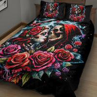 Couple Skull Quilt Bed Set From Our Firse Kiss - Wonder Print Shop
