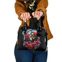 Couple Skull Shoulder Handbag From Our Firse Kiss
