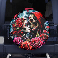 Couple Skull Spare Tire Cover From Our Firse Kiss - Wonder Print Shop