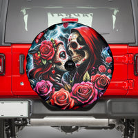 Couple Skull Spare Tire Cover From Our Firse Kiss - Wonder Print Shop
