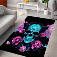 Fairy Skull Area Rug The Good Girl In Me Got Tired Of The Bullshit - Wonder Print Shop