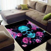 Fairy Skull Area Rug The Good Girl In Me Got Tired Of The Bullshit - Wonder Print Shop